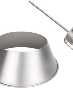 BBQ Whirlpool and 3 Inch Stainless Steel Pork Puller for Weber Kettle 22/26.75 WSM Smokey Mountain, XL Kamado,XL Big Green Egg, Stainless Steel Barbecue Charcoal Grill Accessories,Medium Size