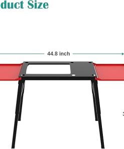 Adjustable Universal Griddle Stand for Blackstone 17″/22″ Table Top Griddle, with Double -Shelf Outdoor Worktable and Carry Bag for Outdoor Camping Cooking. 5013 2