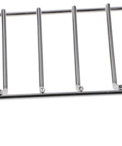 VICASKY Barbecue Accessories Grate Grilling Rib Rack Grill Accessories Outdoor Charcoal Stackable Portable Racks for Mesh Grills Grille Barbecue Grill Silver Stainless Steel Wire