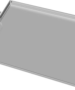 CANDANA Full Size Grill Griddle Stainless Steel Griddle for Weber Spirit Grill Parts I & II 300 Series Spirit E/S 310 E/S 320 E/S 330 SP-320, Flat Top Grill Plate with Removable Handles