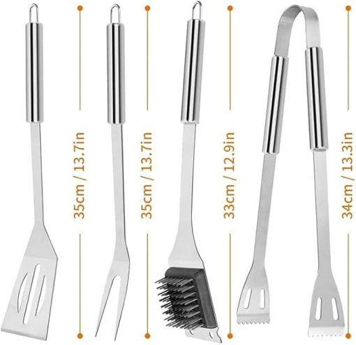 Stainless Steel BBQ Tool Set BBQ BBQ Accessories Outdoor Camping Cooking Tool Kit BBQ Utensils - Image 2