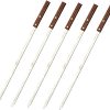 RJ Legend BBQ Grill Tools Set – 9-Piece Stainless Steel with Carrying Case – Perfect Grilling Gift for Men, Dad, Husband – Tongs, Spatula, Fork, Knife, Skewers 4