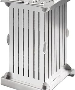 BBQ Skewer Meat Maker, 49 Holes Stainless Steel Kebab Maker Box, Reusable Barbecue Skewer Kebab Machine, Adjustable Height and Anti-Slip, for Home Kitchens Commercial Restaurants Outdoor Picnic
