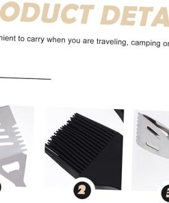 GALPADA Barbecue Tools Kit Piece Stainless Steel Grill Utensils Set Loop for Easy Hanging Great for Cooks 2