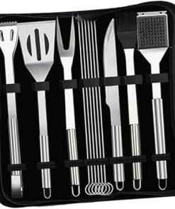 Barbecue Tools Set 12pcs Stainless Steel BBQ Tools with Storage Bag Grilling Utensil Set Ideal for Barbecue Lovers