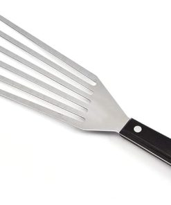 Steak Spatula Stainless Steel Non-Stick Heat Resistant Spatula Multifunctional Steak Spatula Handle Grill Cooking BBQ Accessorie ( Large)