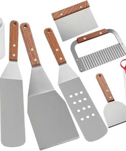 Grill Kit for Outdoor Grill 8pc Grilling Utensils Set Complete Cooking Tools BBQ Tool Set