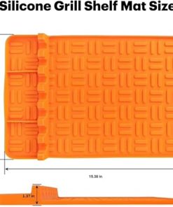 Premium Silicone Mat for Blackstone | Griddle Spatula Holder | Outdoor tools silicone griddle mat | Flat Top Grill Accessories | Blackstone Accessories for griddle | Traeger Pit Boss Weber (Grey) 2