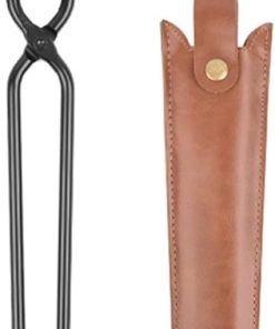 Carbon Steel Charcoal Tongs Long Handle Charcoal Pliers Metal Camping Barbecue Tongs Outdoor Camping Cooking Tool