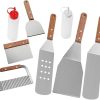 Mikikit 1Set Barbecue Grill Tool Heavy Duty Utensils with Ergonomic Design Portable BBQ Accessories for Camping and Picnics Resistant and Durable