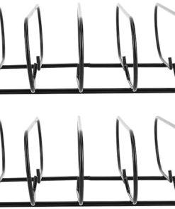 2Pcs Non - Stick BBQ Grill Rack | Sturdy Iron Steak Roasting Rack for Oven/Grill/Camping | Oxidation - Proof & High Heat Tolerant Outdoor Barbecue Accessories