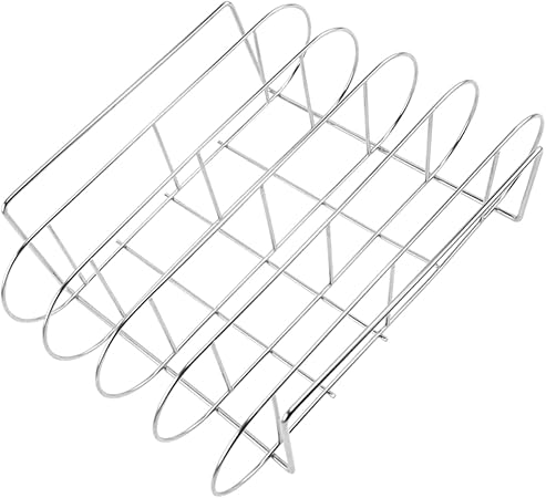 Stainless Steel Bbq Basket Rib Rack Rolling Grilling Baskets Barbecue Grill Tool Stainless Steel Bbq Basket Rib Rack Rolling Grilling Baskets Barbecue Grill Tool