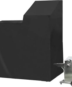 Deep Fryer Cover for Bayou Classic (700-701/700-704), Cover for 4 Gallon Deep Fryer with Cart Shelf，Black