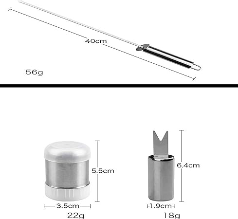 18PCS Stainless Steel BBQ Grill Accessories Set, Heavy Duty Tool Kit with Carrying Bag, for Home, Camping, Traveling 2 18PCS Stainless Steel BBQ Grill Accessories Set, Heavy Duty Tool Kit with Carrying Bag, for Home, Camping, Traveling - Image 2