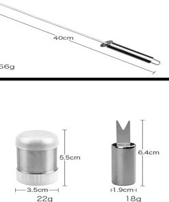 18PCS Stainless Steel BBQ Grill Accessories Set, Heavy Duty Tool Kit with Carrying Bag, for Home, Camping, Traveling 2