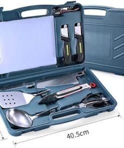 Heavy Duty BBQ Tools Gift Set for Men, Stainless Steel Grilling Accessories Kit with Carrying Case, Portable Tool Camping, Traveling, Outdoor Cooking 2