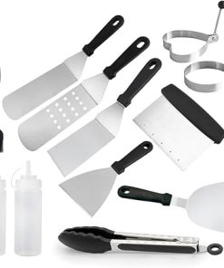 Stainless Steel Barbecue Tools 12 Piece Set Cooking Shovel Barbecue Shovel Iron Plate Barbecue Tools