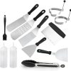 Grill basket,bbq grill rack, Barbecue mesh Clip,Outdoor Barbecue Tools Square Stainless Steel Grilled Fish Accessories Clip Multi-Use Burger Clip 4