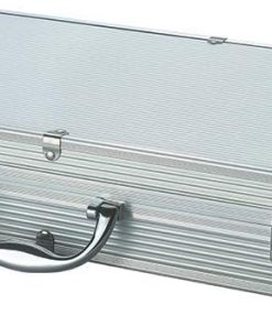 USA Milano Deluxe Master 25 Piece Stainless Steel Barbecue Set, Heavy Duty, includes Stylish Stainless Steel Carrying Case 2