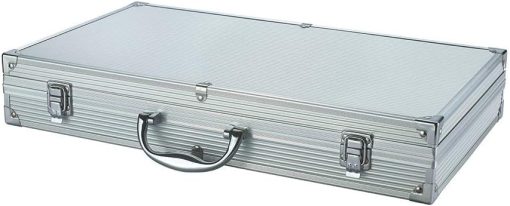 USA Milano Deluxe Master 25 Piece Stainless Steel Barbecue Set, Heavy Duty, includes Stylish Stainless Steel Carrying Case - Image 2