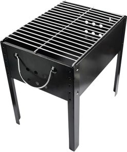 Bbq Grill Stainless Steel Four-legged Rectangular Barbecue Grill Bbq Accessories for Outdoor Camp Picnic