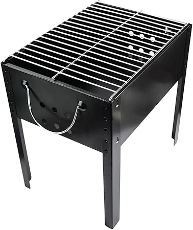 Bbq Grill Stainless Steel Four-legged Rectangular Barbecue Grill Bbq Accessories for Outdoor Camp Picnic Bbq Grill Stainless Steel Four-legged Rectangular Barbecue Grill Bbq Accessories for Outdoor Camp Picnic
