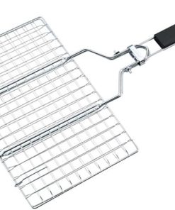 YARNOW Grill Basket Bbq Grilling Basket Barbecue Stainless Steel Grill Mat Bbq Tool