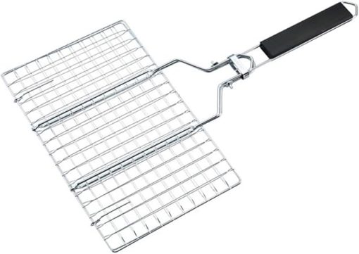 YARNOW Grill Basket Bbq Grilling Basket Barbecue Stainless Steel Grill Mat Bbq Tool