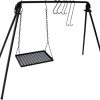 3pcs Grill Rack Folding Bracket Outdoor BBQ Outdoor Griddle Grill Campfire Rack Portable Grills Portable Charcoal Grill Barbecue Tool Barbecue Picnic Accessory Grill Grate Mini/1505 4
