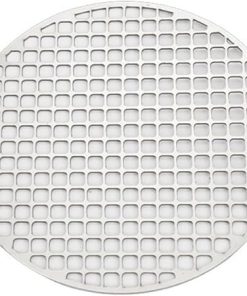 Reusable Barbecue net,BBQ Grill Rack, for BBQ Barbecue Furnace Net, 18-30cm Stainless Steel Round Grill Mat for Perfect Cooking(30CM)