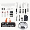 Pitboss Rib Prep Tool Membrane Remover, Rib Membrane Removal Tool, BBQ Rib Skinner Membrane Removal Tool, Rib Prep Pro Series Rib Membrane Remover Accessory Kit, Food-Grade 304 Stainless Steel(3PCS) 4