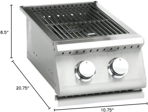 Summerset Grills SIZSB2 Sizzler Double Side Burner - LP - Image 2