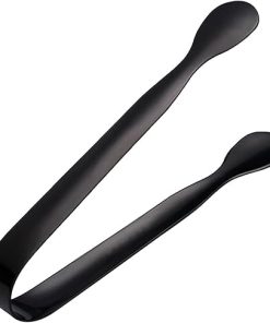 BBQ grill tongs, Kitchen Tongs Stainless Steel Ice Tongs Gold Sugar Ice Cube Tongs Bread BBQ Clip Ice Clamp Tool Bar