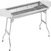 BBQ Grill Outdoor Charcoal grills Barbecue Set Outdoor Home Multifunctional Stainless Steel Folding Barbecue Portable People BBQ Party BBQ Accessories Tools