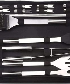 20-Piece Grilling Accessories Kit, Stainless Steel BBQ Tool Set with Carry Bag, for Outdoor Camping, BBQ Grill Tools for Men & Women