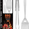 13 Pcs Griddle Accessories Kit for Blackstone, Professional Hibachi Flat Top Grill Tools, Enlarged Spatula Gift Set with Basting Cover, Scraper for Outdoor BBQ Teppanyaki 4