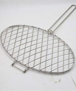 MaGiLL Grill Basket, Barbecue Grilling Basket,Stainless Steel Grilled Fish Clip Do Not Stain Barbecue Accessories Tool BBQ 2