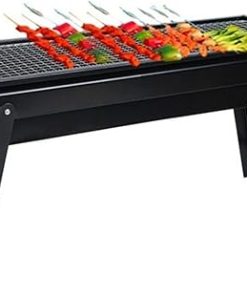 Charcoal Grills, Collapsible Grill Drawer Type Charcoal Barbecue Portable Grillage Outdoor Camping Stove Equipment Kitchen Tools Accessories 2