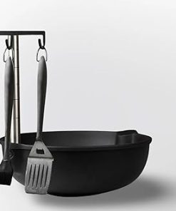 BOLA BBQ Tool Holder + Tools | Hanging Tool Holder + Tool Set Designed for The Bola Grill