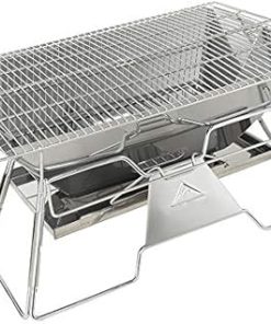 BBQ Grill Outdoor Stainless Steel BBQ Grill Camping Grills Outdoor Charcoal BBQ Grill Rack Barbecue Accessories for Kitchen Tools