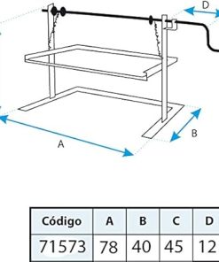 Imex El Zorro 71573 – Lifting support (straight, 78 x 42 x 43 cm) 2