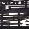 Toyvian Multi Functional Grill Brush for Outdoor Grills Compact BBQ Cleaning Tool with Bristles for Easy Scraping and Cleaning Portable and Lightweight for Effortless Use 4