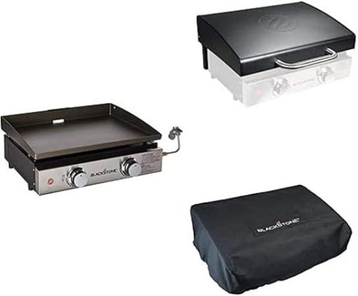 Blackstone 22 inch Griddle Combo - Blackstone 22" Portable Gas Griddle - 22" Table Top Griddle Hood - 22" Heavy Duty Griddle Cover - Image 2