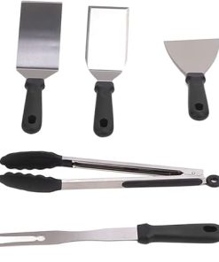 BBQ Grill Tools Set, Food Grade Material, Heat Resistant Grilling Accessories for Outdoor Use, 12 Pcs
