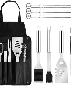 Stainless Steel Barbecue Outdoor Household Shovel Fork Clip Barbecue Tool Set