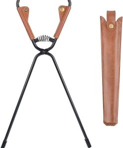 Carbon Steel Charcoal Tongs Fireplaces Firewood Pickers Barbecue Charcoal Pick Up Tool Metal Camping Barbecue Tongs