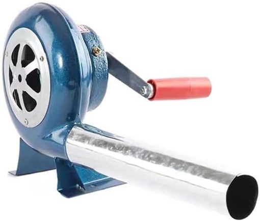Manual Iron Gear BBQ Blower - Hand Crank Blacksmith Forge Blower, Iron Gear Popcorn Fan, With Duct Cooking Manual BBQ Air Blower, Suitable For Camping/Picnic/Outdoor Grill Accessories ( Size : 250W )