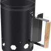 Heavy Duty Deluxe Charcoal Chimney Starter | BBQ Chimney Starter for Charcoal Grill and Barbecues, Compact Easy to Use Chimney Starters and BBQ Grill Tools 4