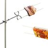 Kanka Rotisserie Grill + Kanka Stainless Steel Grill Basket - Heavy Duty Rotisserie, Stainless Steel Grilling Basket for Outdoor BBQ Grilling