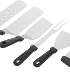 STOBAZA Portable BBQ Tools Stainless Steel Barbecue Utensils Fork Grilling Tools for Outdoor Grill